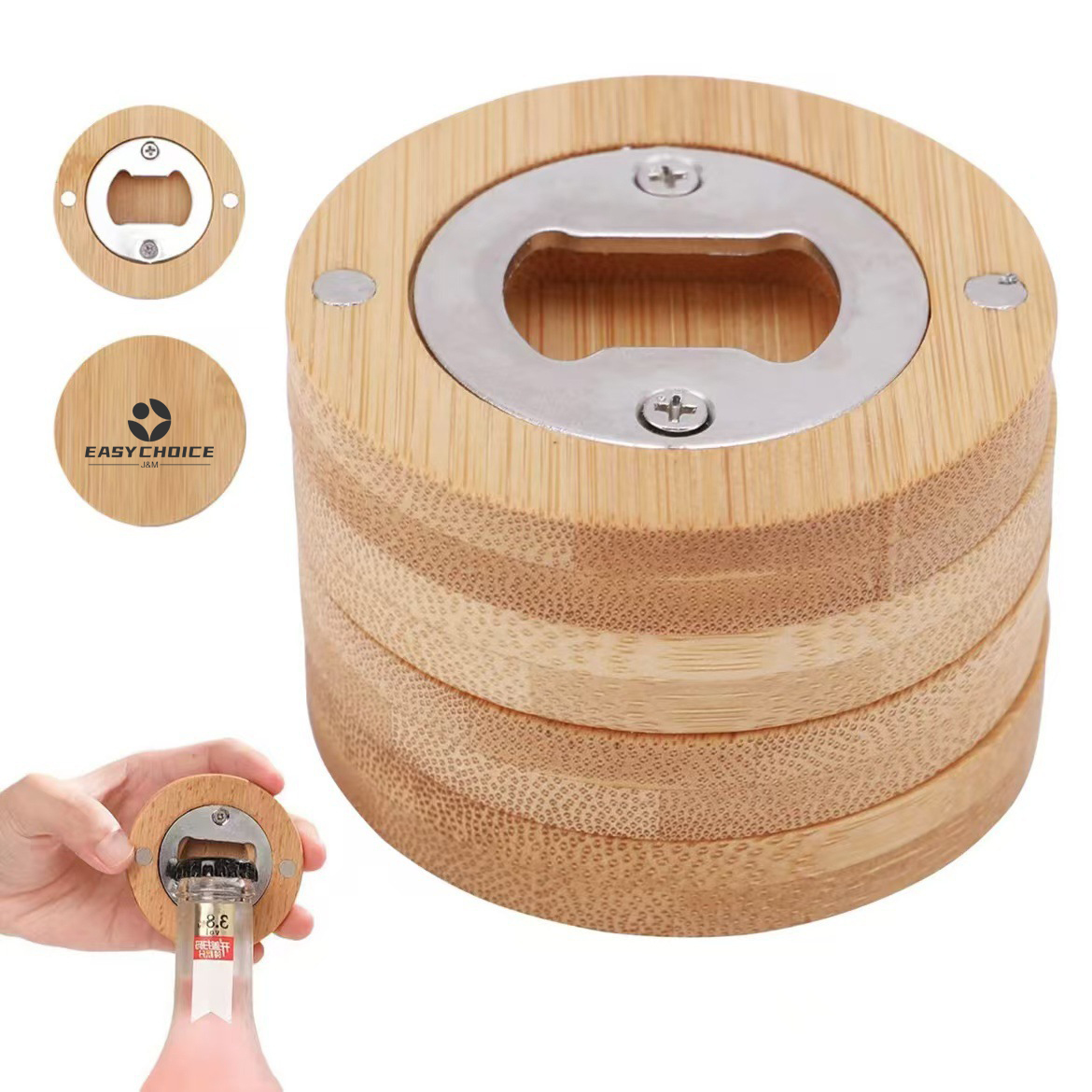 Bamboo Wood Bottle Opener