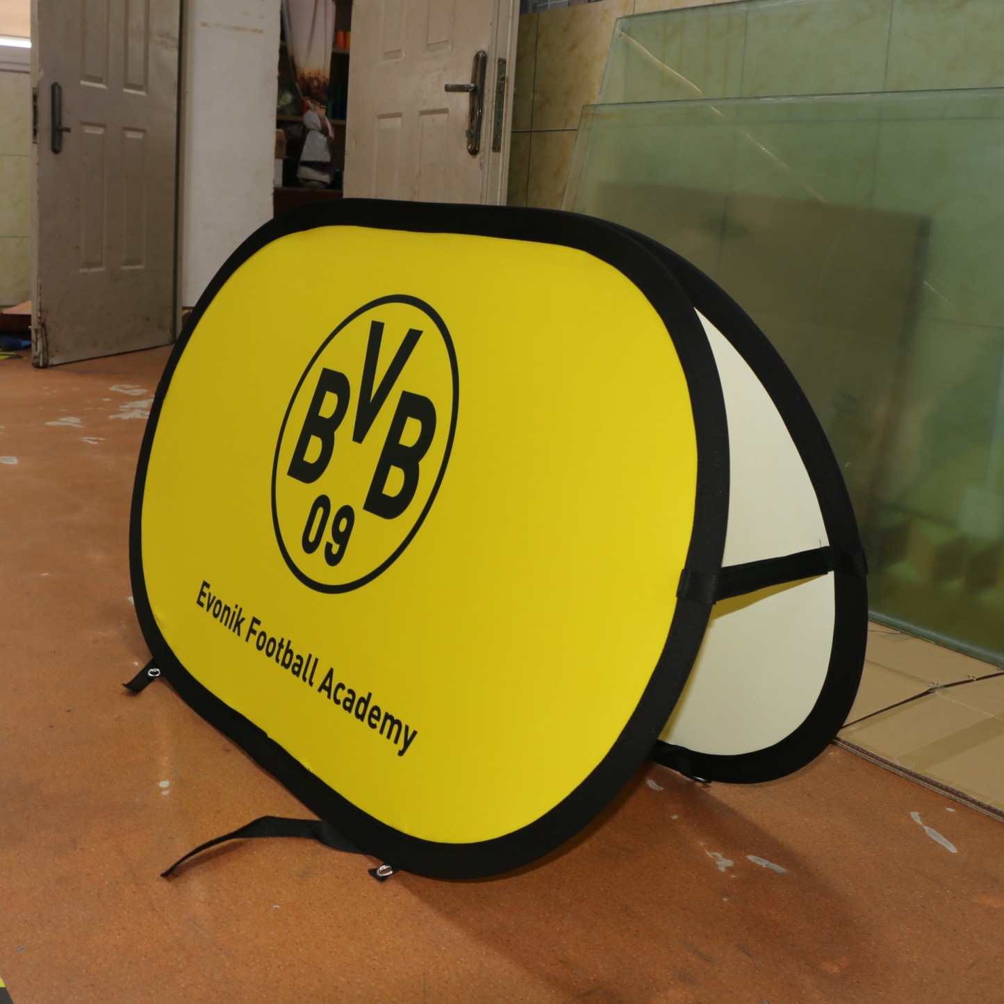 Double-Sided Folding A-Screen Display Stand