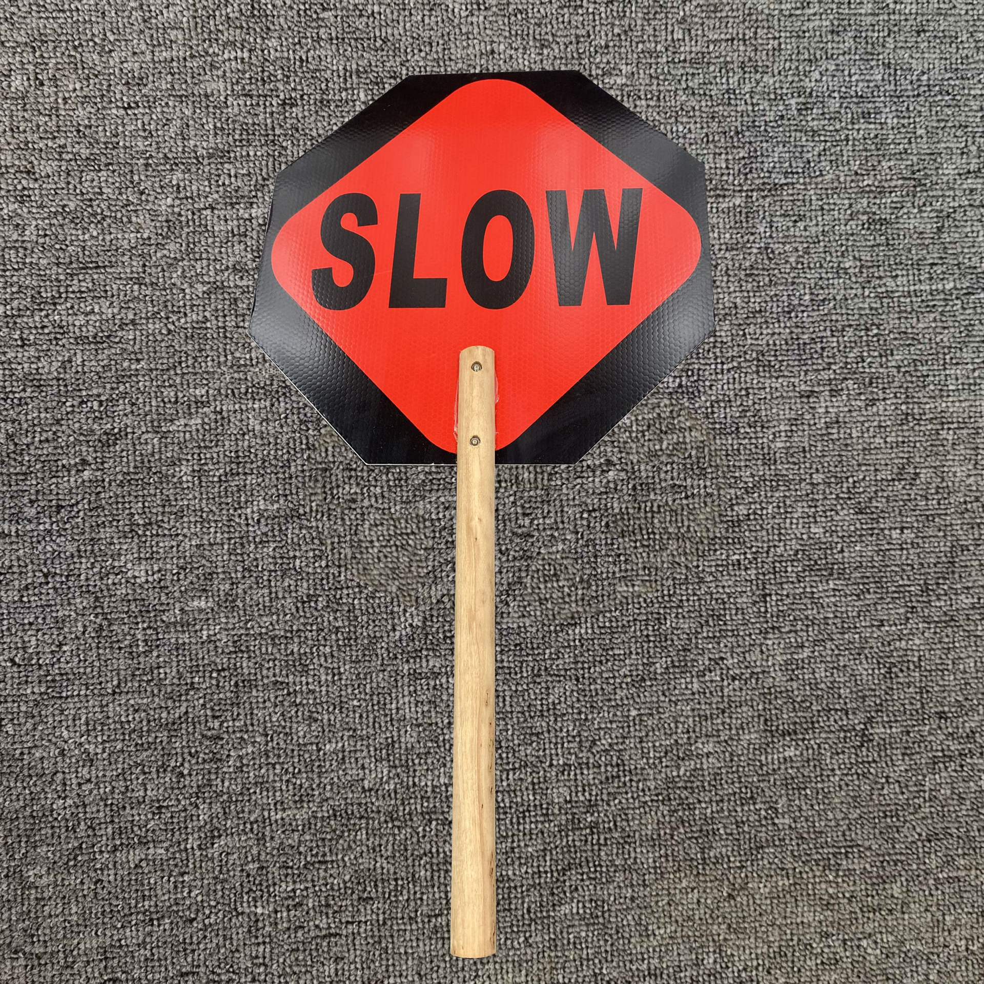 STOP/SLOW Handheld Warning Sign