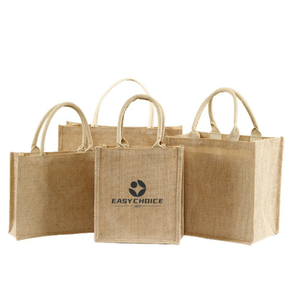 Linen Handheld Tote Bag