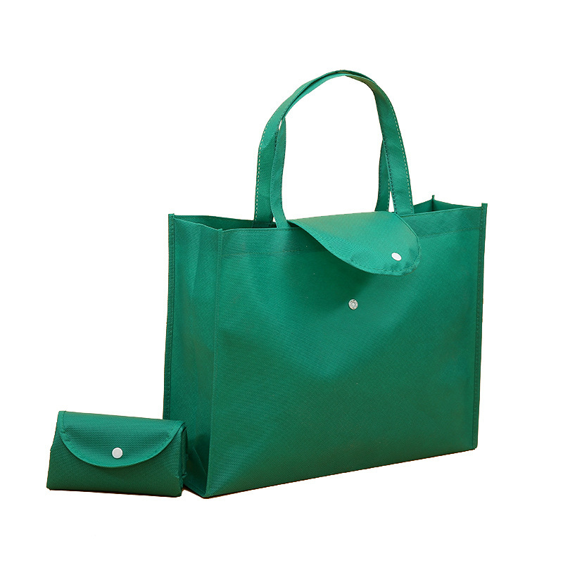 Button Non-Woven Tote Bag