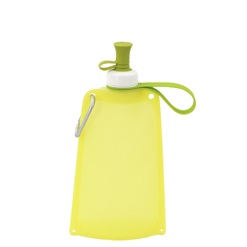 19 Oz. Silicone Foldable Water Bottle