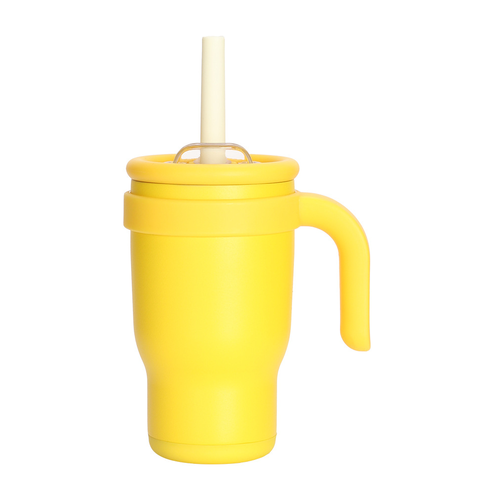 Double Layer 14oz Stainless Steel Insulated Handle Cup