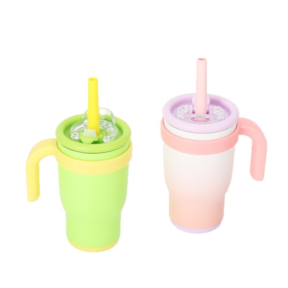 Double Layer 14oz Stainless Steel Insulated Handle Cup