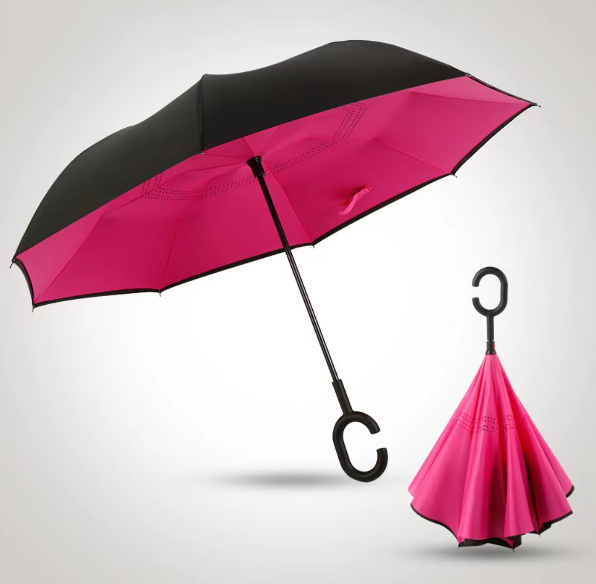 C-Shaped Handle Umbrella