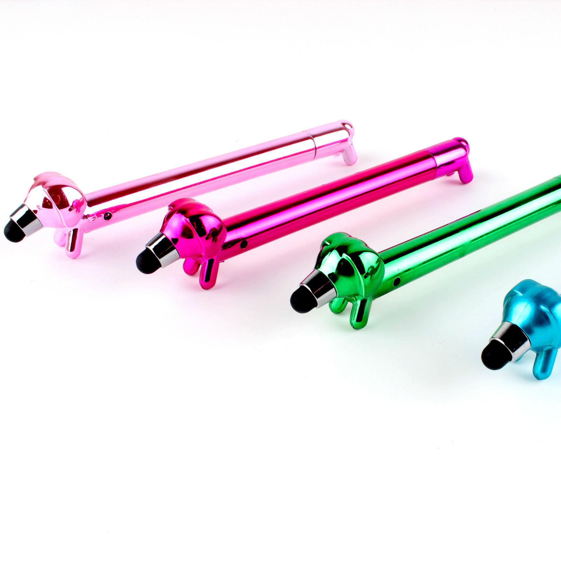 Puppy Plastic Stylus Ballpoint Pen