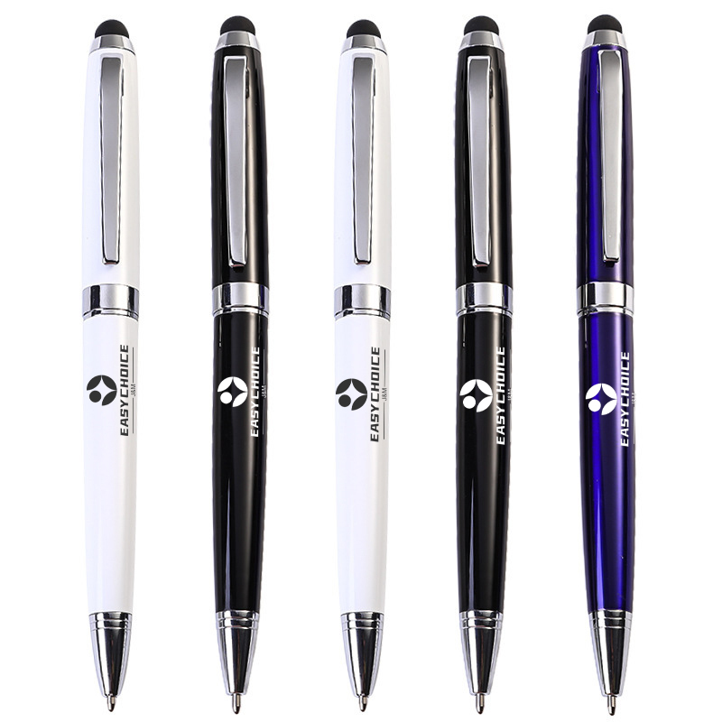 Metal Twist Stylus Ballpoint Pen