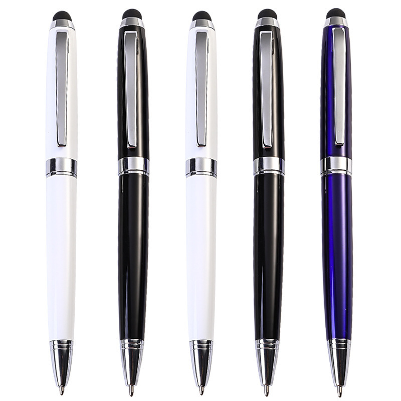 Metal Twist Stylus Ballpoint Pen
