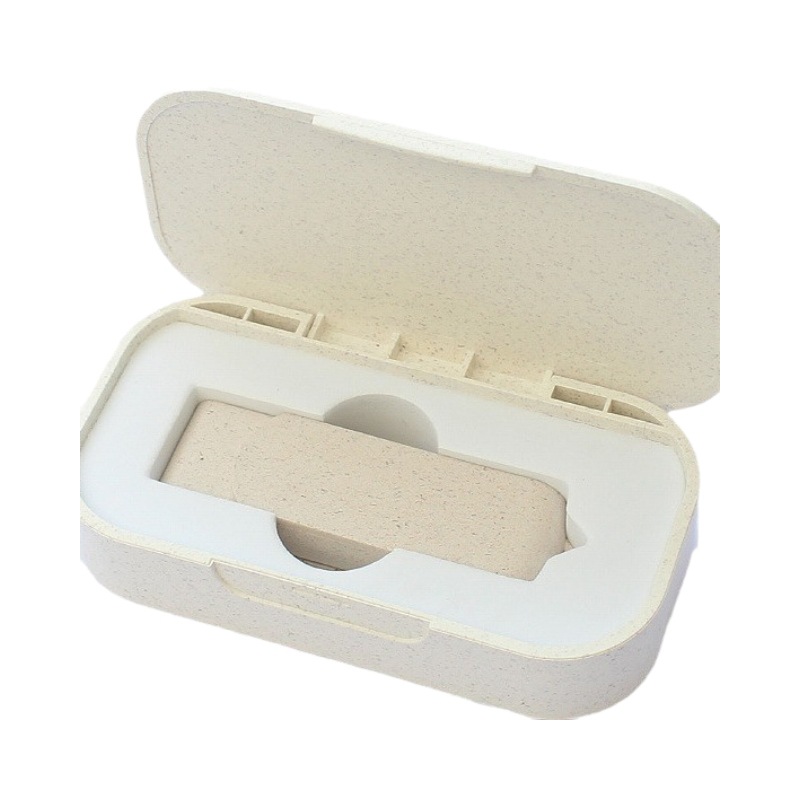 Wheat Straw Rotating USB Drive