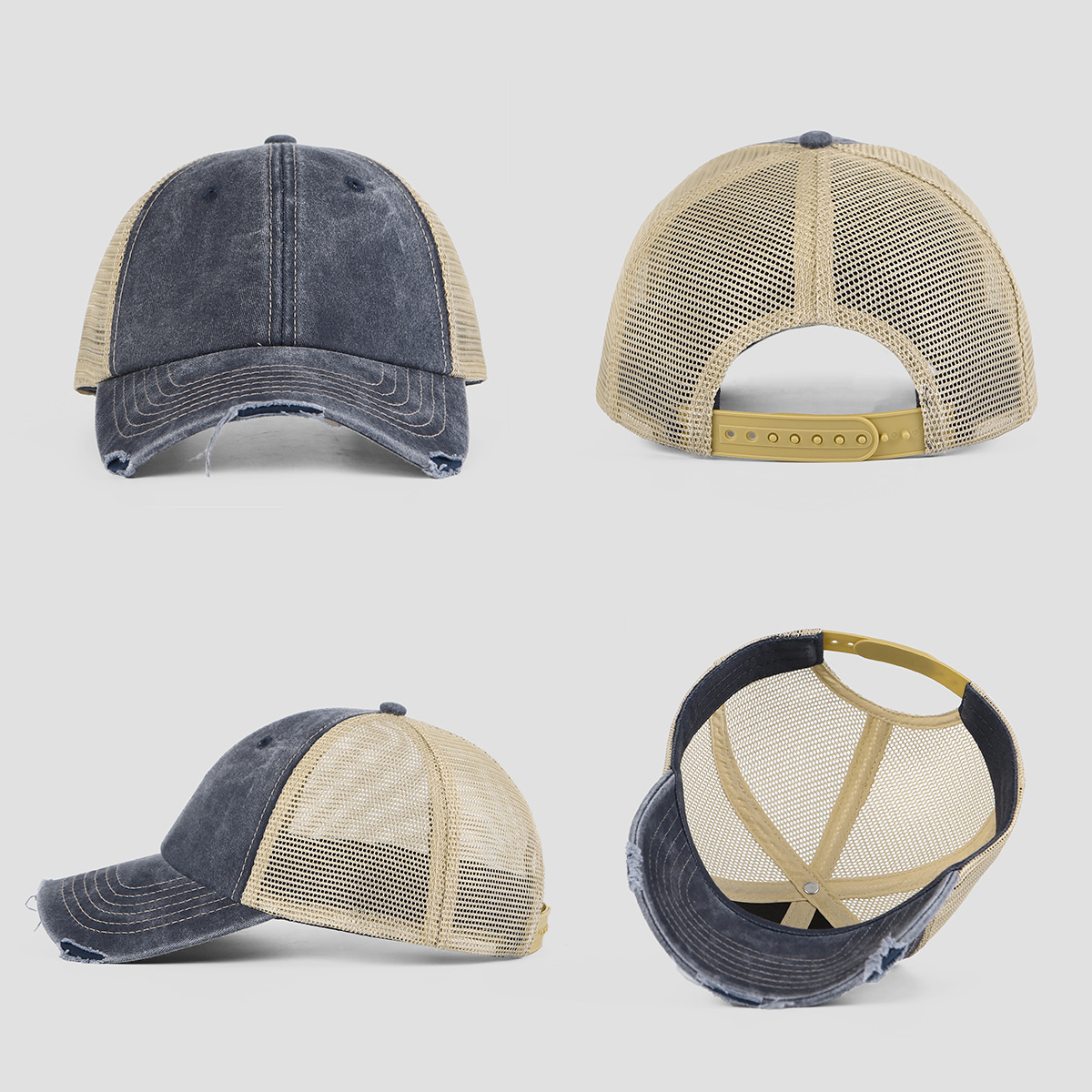 6 Panel Mesh Trucker Cap