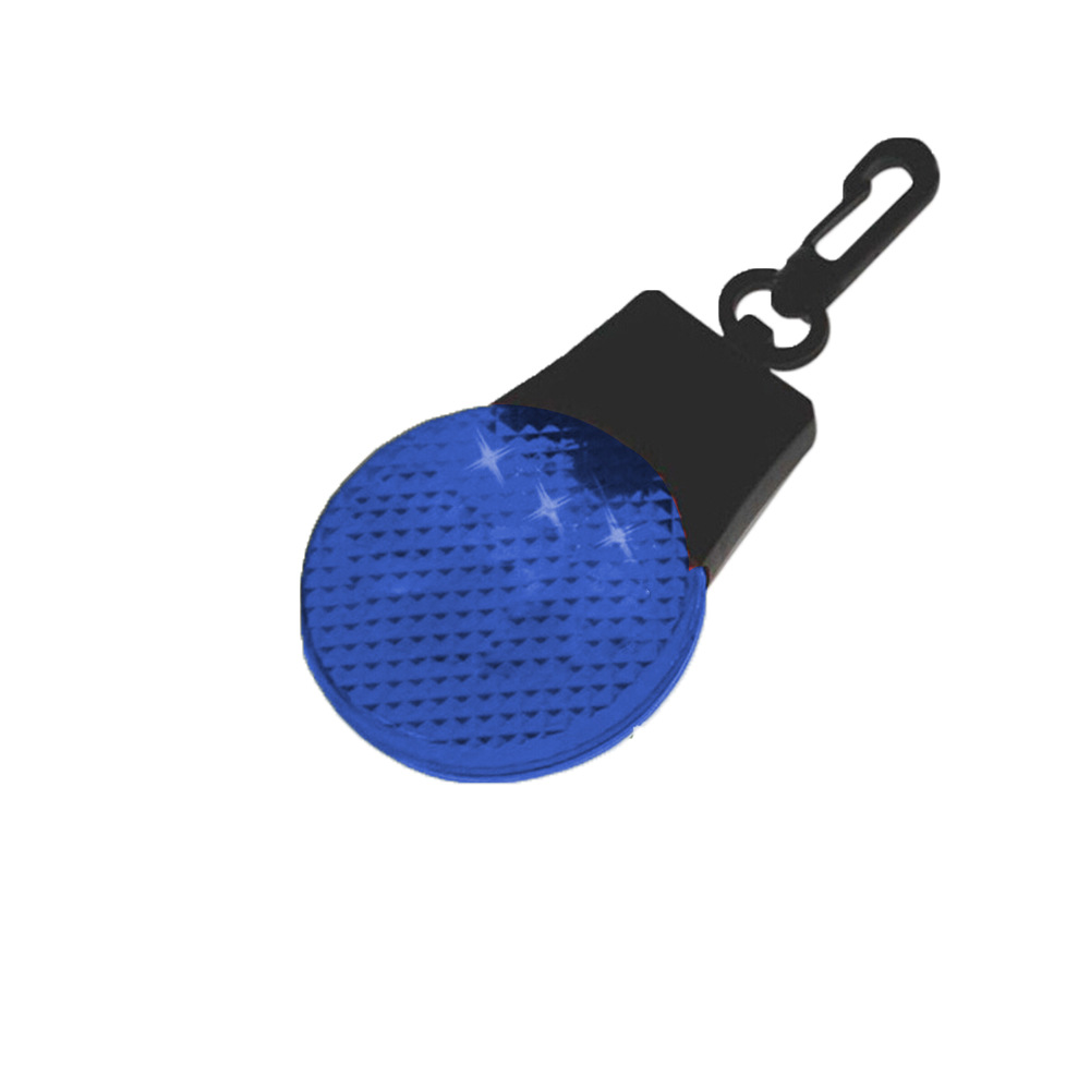 LED Round Reflective Warning Light Keychain