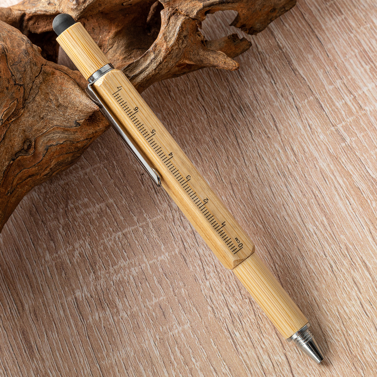 Bamboo Multi Functional Tool Pen