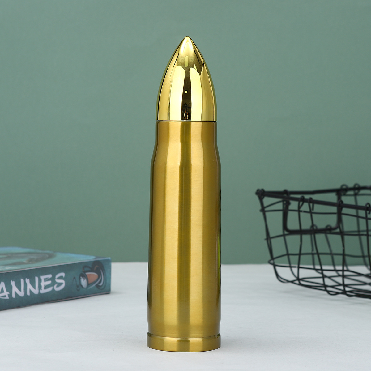 12 OZ Bullet Shaped Insulated Tumbler