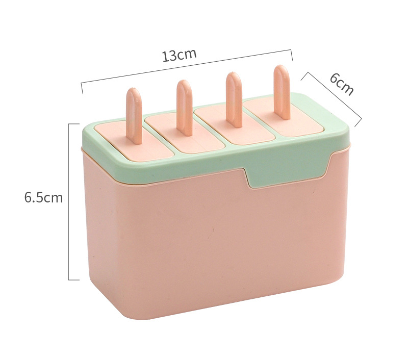 4 Compartments Ice Pop Mold