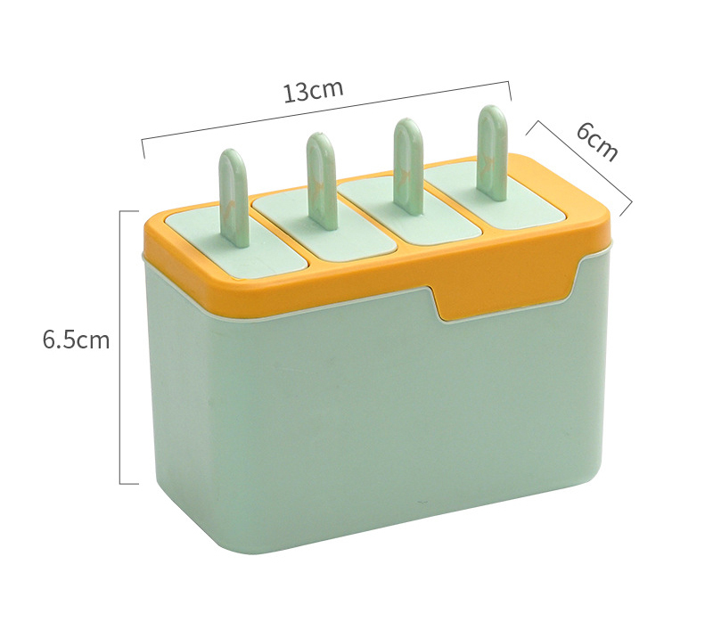 4 Compartments Ice Pop Mold