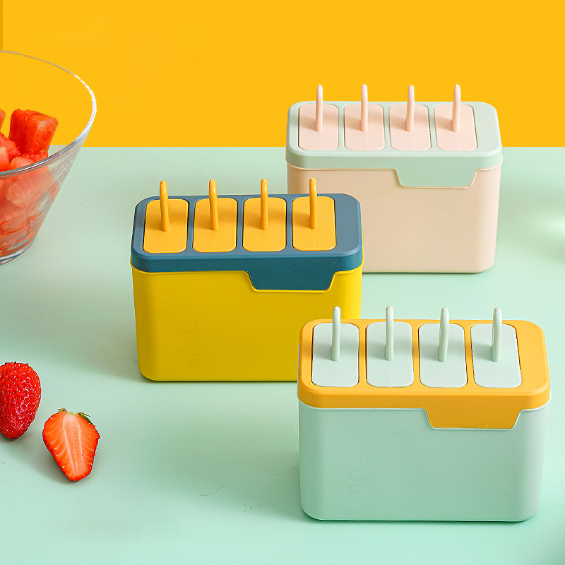 4 Compartments Ice Pop Mold