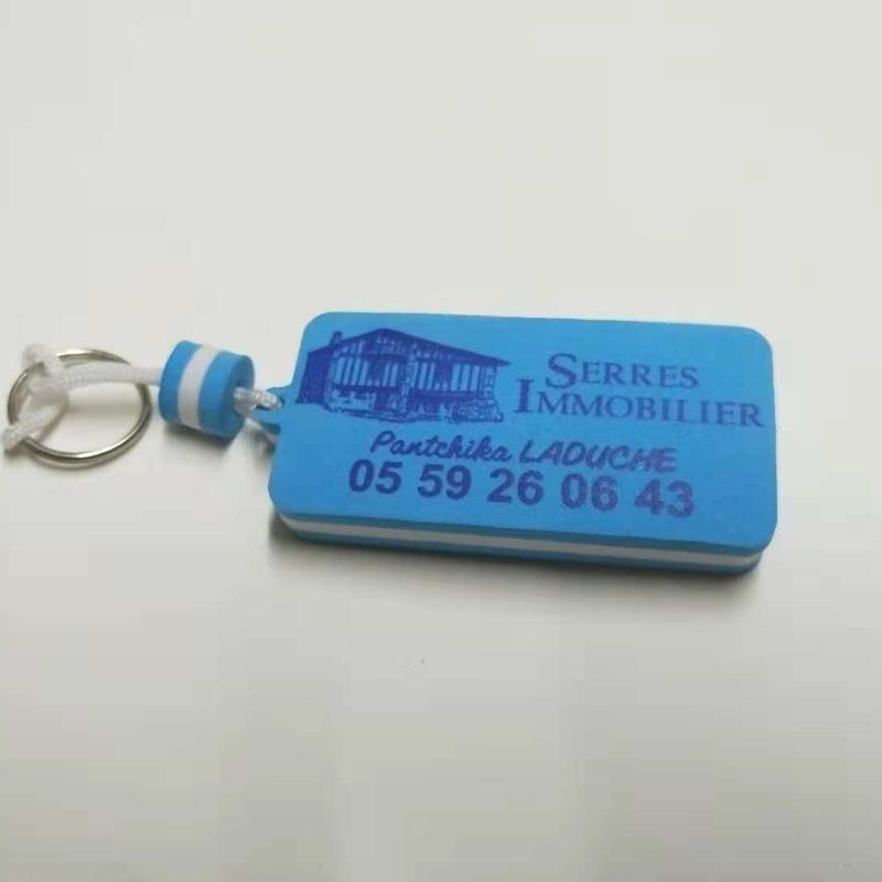 Rectangular EVA Keychain