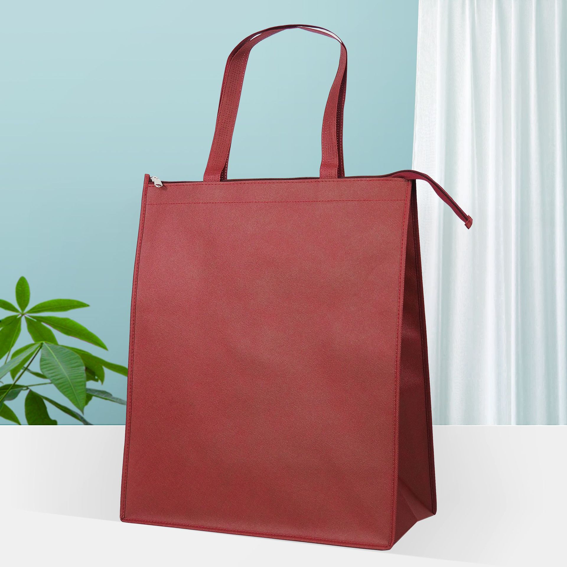 Non-Woven Zipper Tote Bag