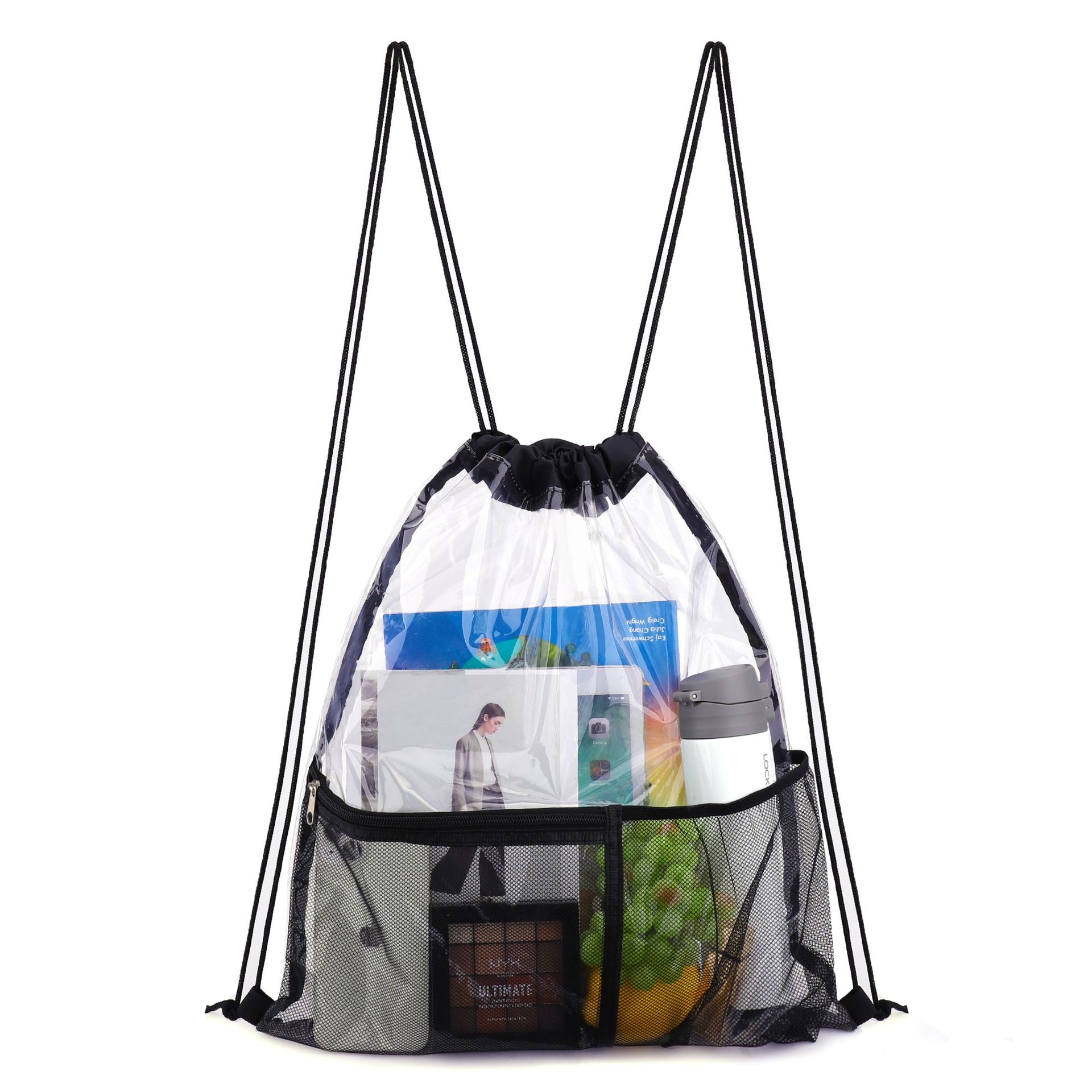 Waterproof Transparent Drawstring Bag