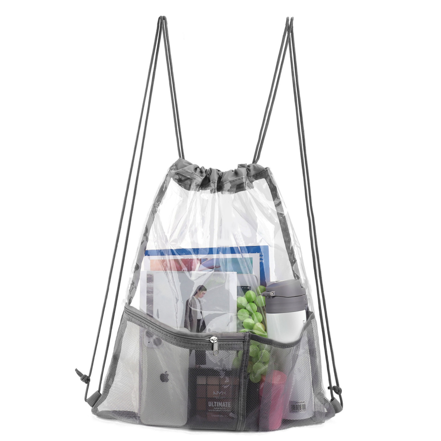 Waterproof Transparent Drawstring Bag