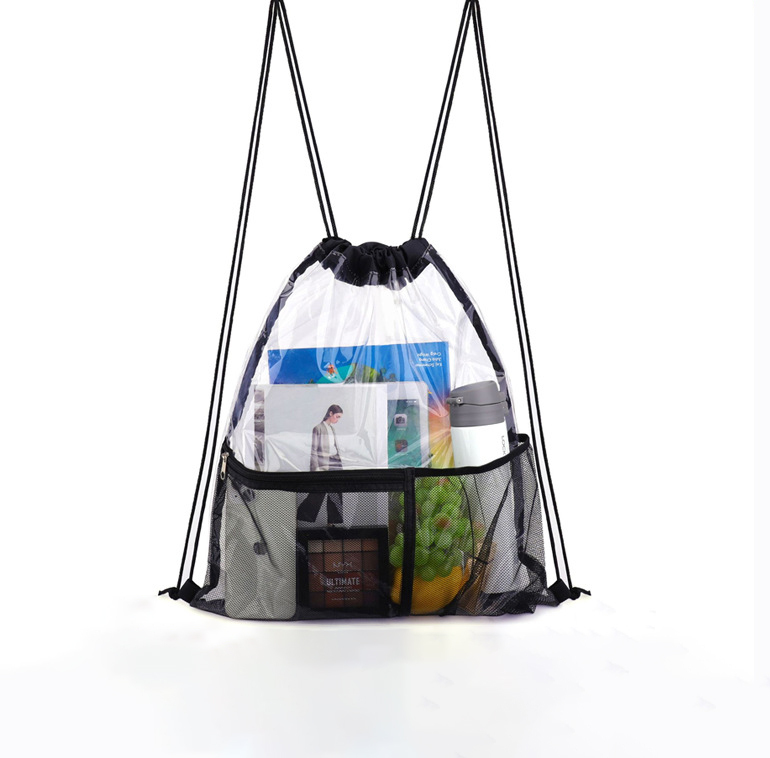 Waterproof Transparent Drawstring Bag