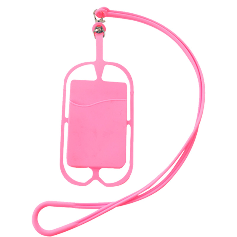 Silicone Lanyard Card Holder