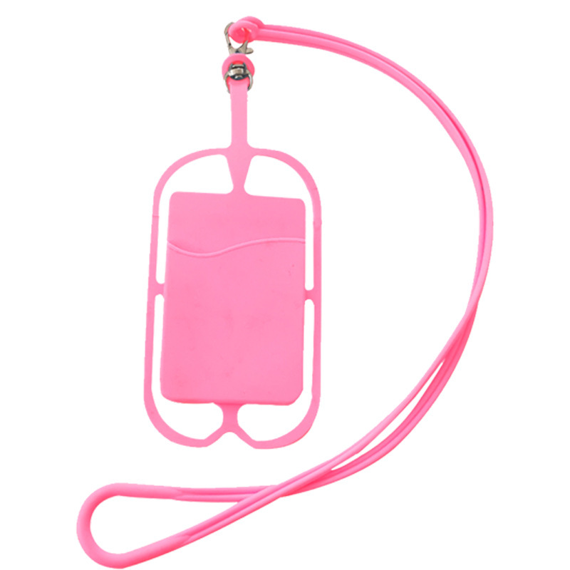 Silicone Lanyard Card Holder
