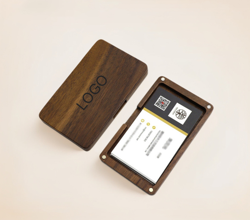 Wooden Business Card Holder