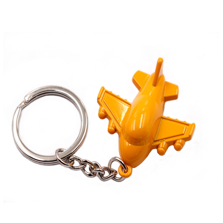 Metal Airplane Keychain