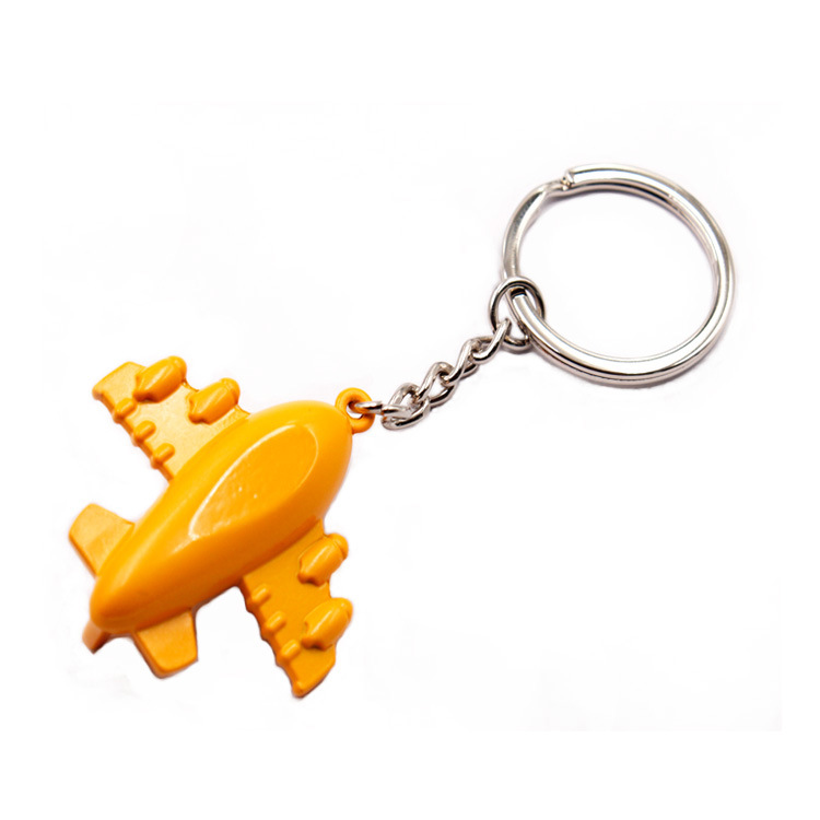 Metal Airplane Keychain
