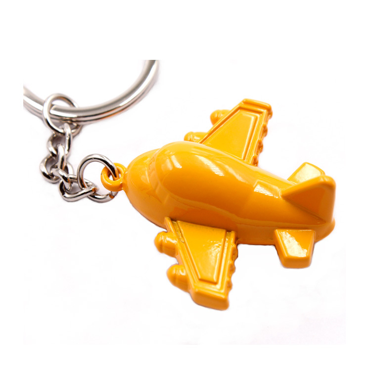 Metal Airplane Keychain