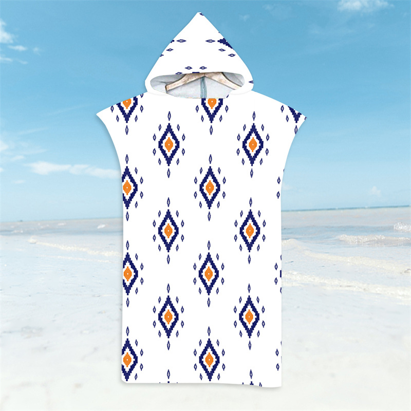 Hooded Microfiber Beach Robe