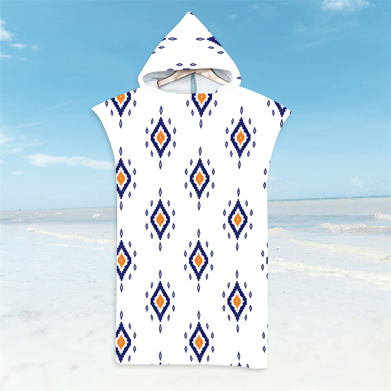 Hooded Microfiber Beach Robe