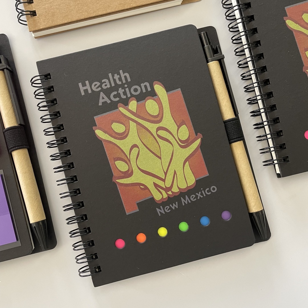 A6 Spiral Notebook with Sticky Note