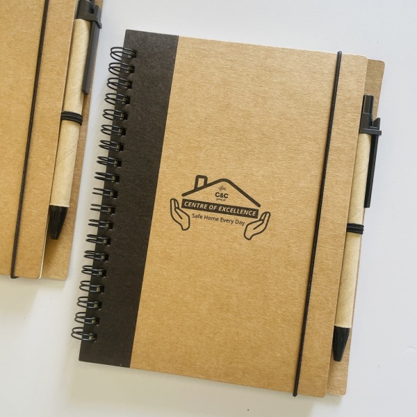 Spiral-Bound Notebook with Pen