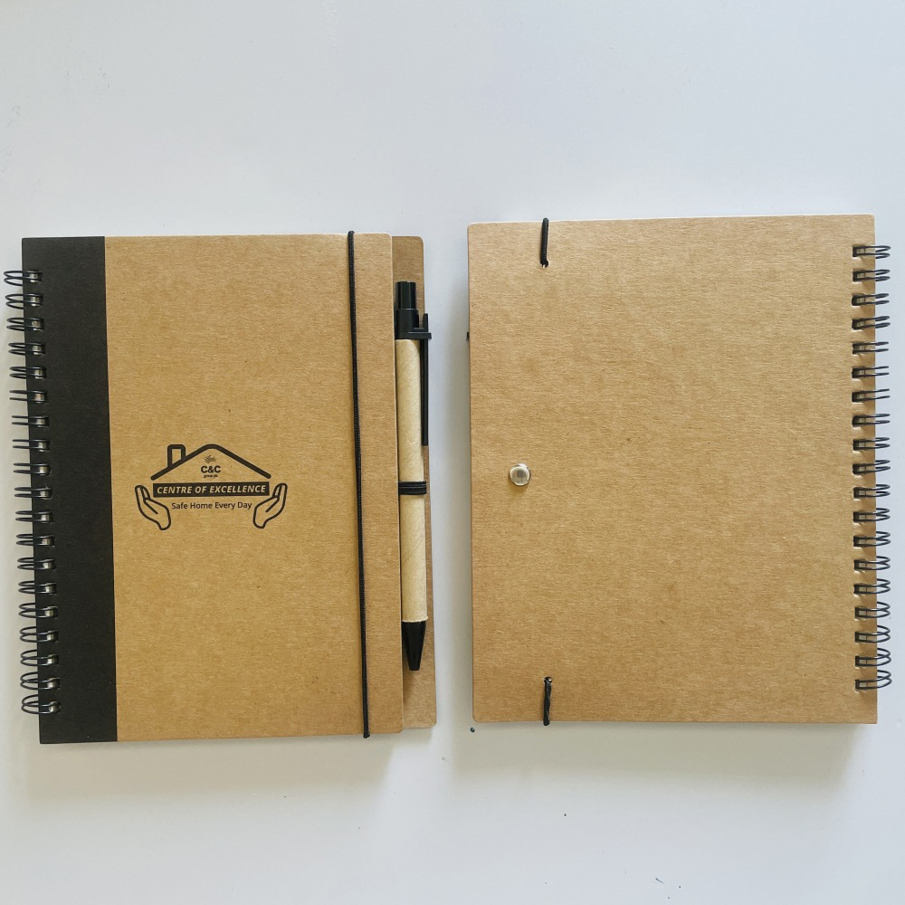 Spiral-Bound Notebook with Pen