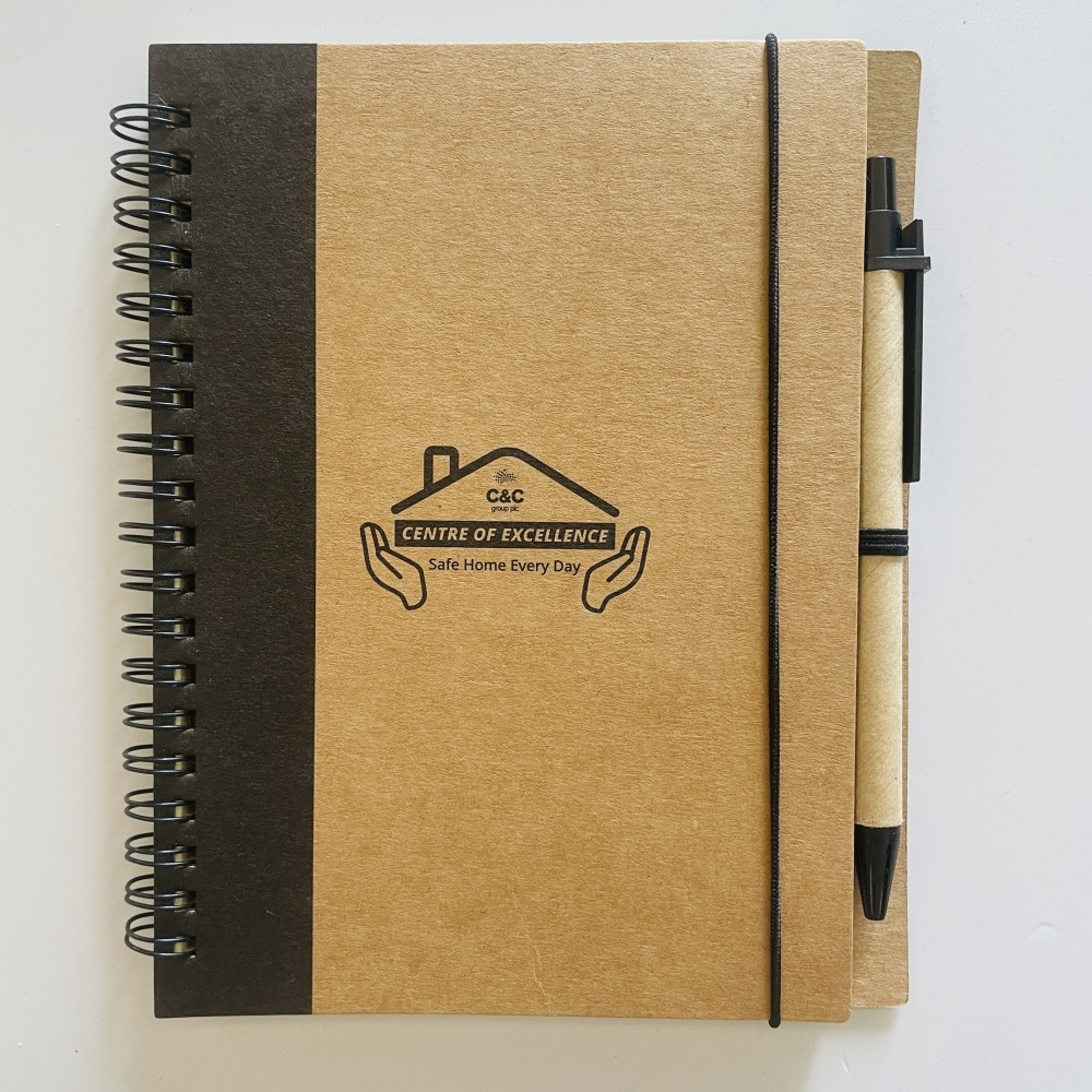 Spiral-Bound Notebook with Pen