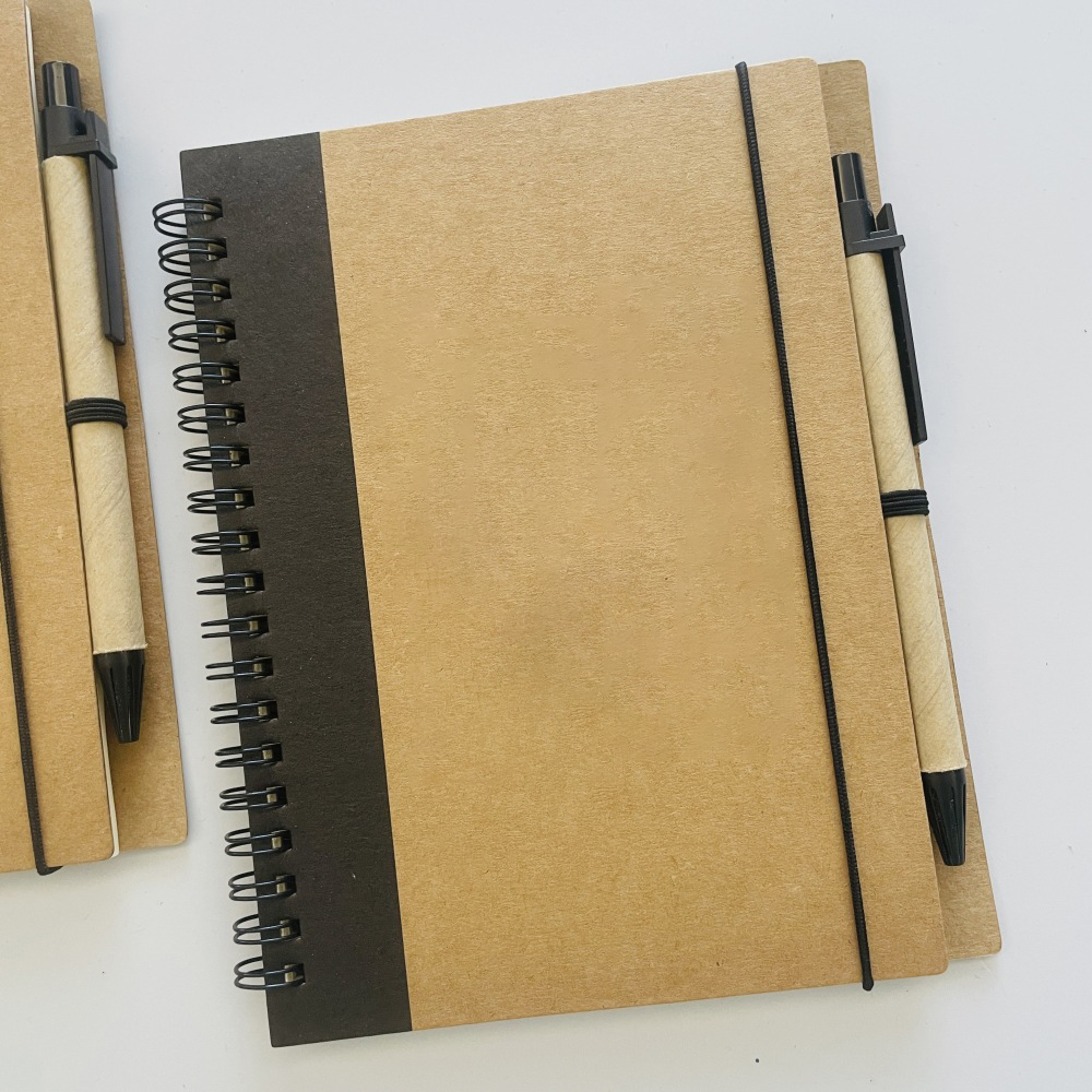 Spiral-Bound Notebook with Pen