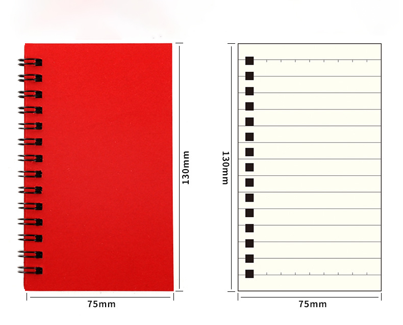 5.12'' X 2.95'' Spiral Notebook
