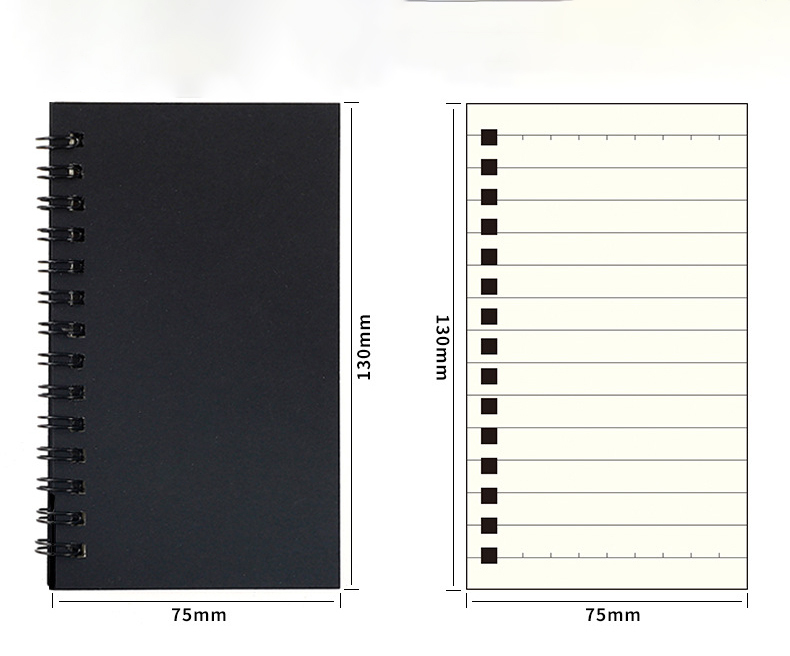 5.12'' X 2.95'' Spiral Notebook