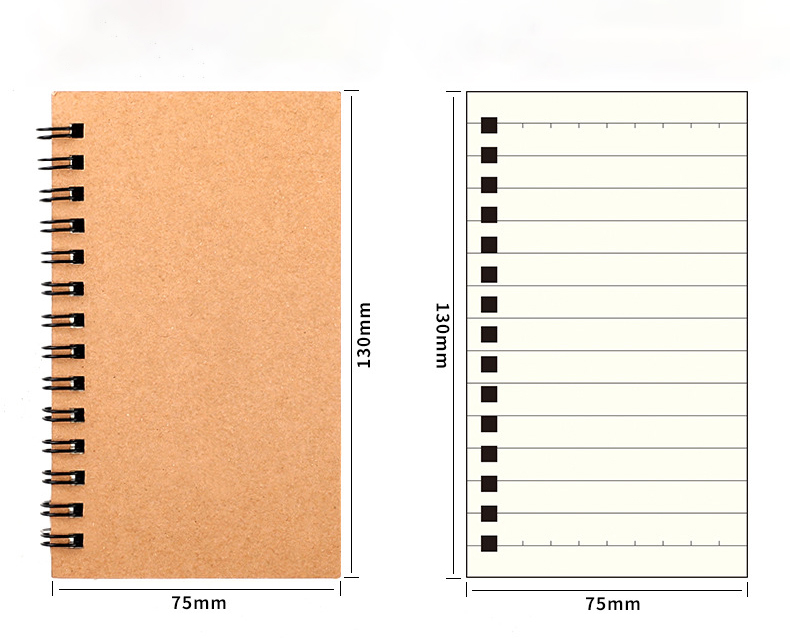5.12'' X 2.95'' Spiral Notebook