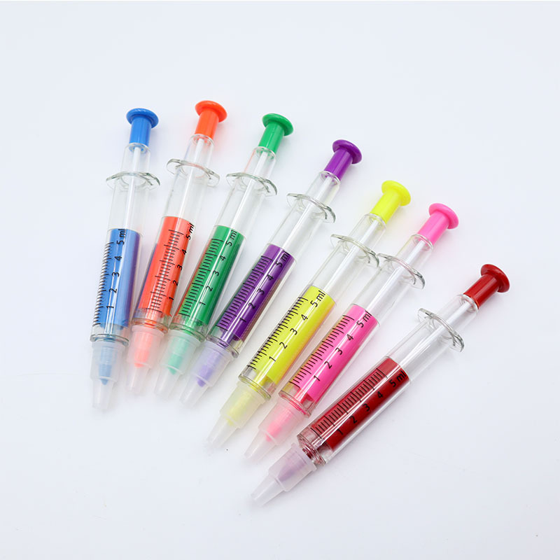 Dual Tip Highlighter Ballpoint Pen
