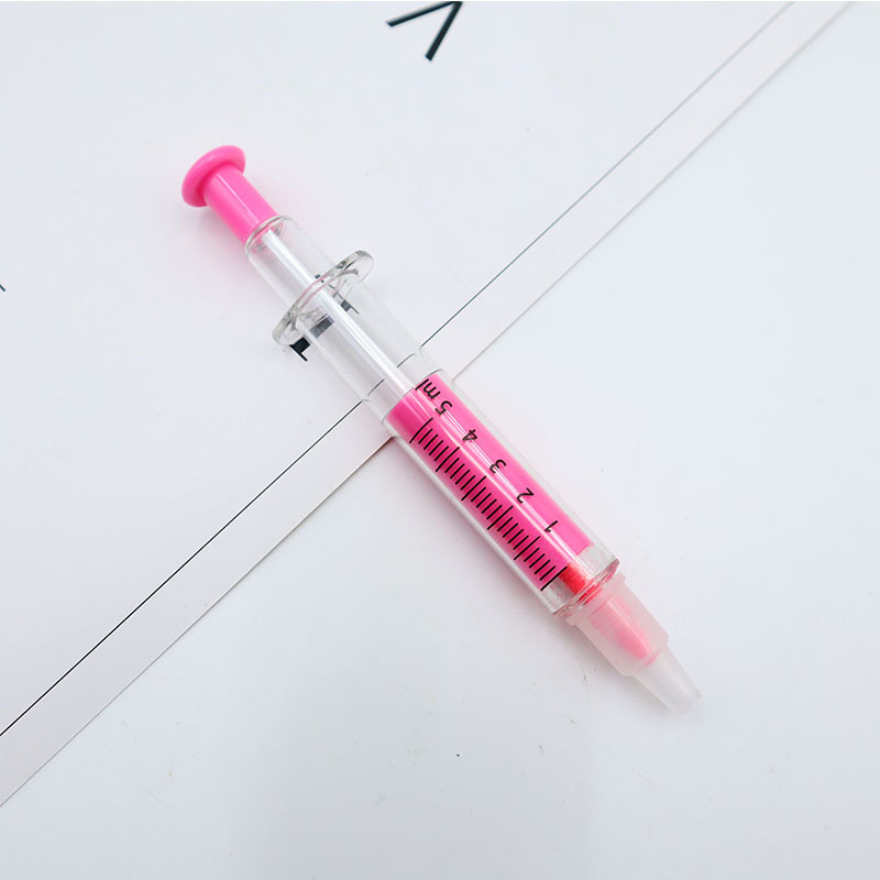 Dual Tip Highlighter Ballpoint Pen