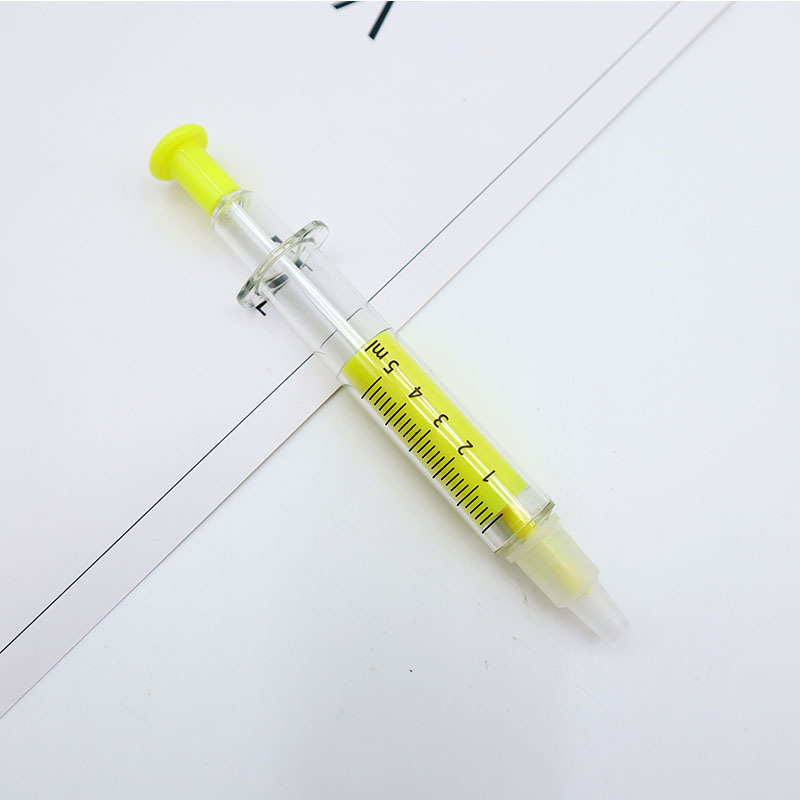 Dual Tip Highlighter Ballpoint Pen