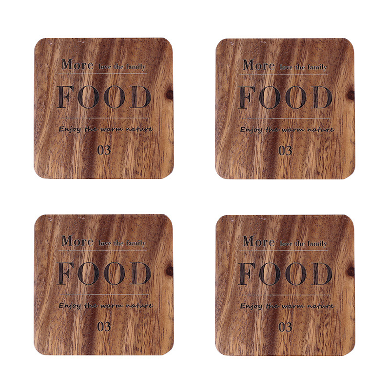 Square Wooden Coasters