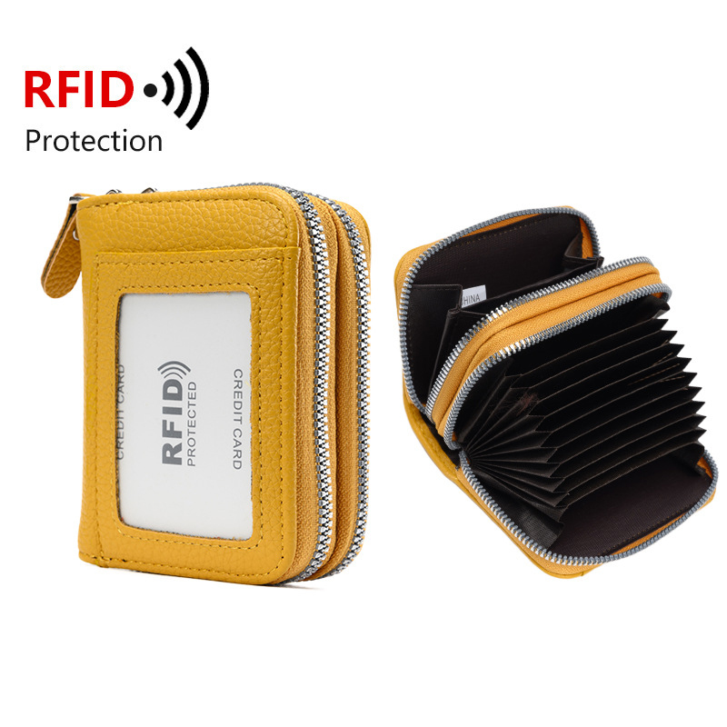 RFID Blocking Organizer Card Wallet