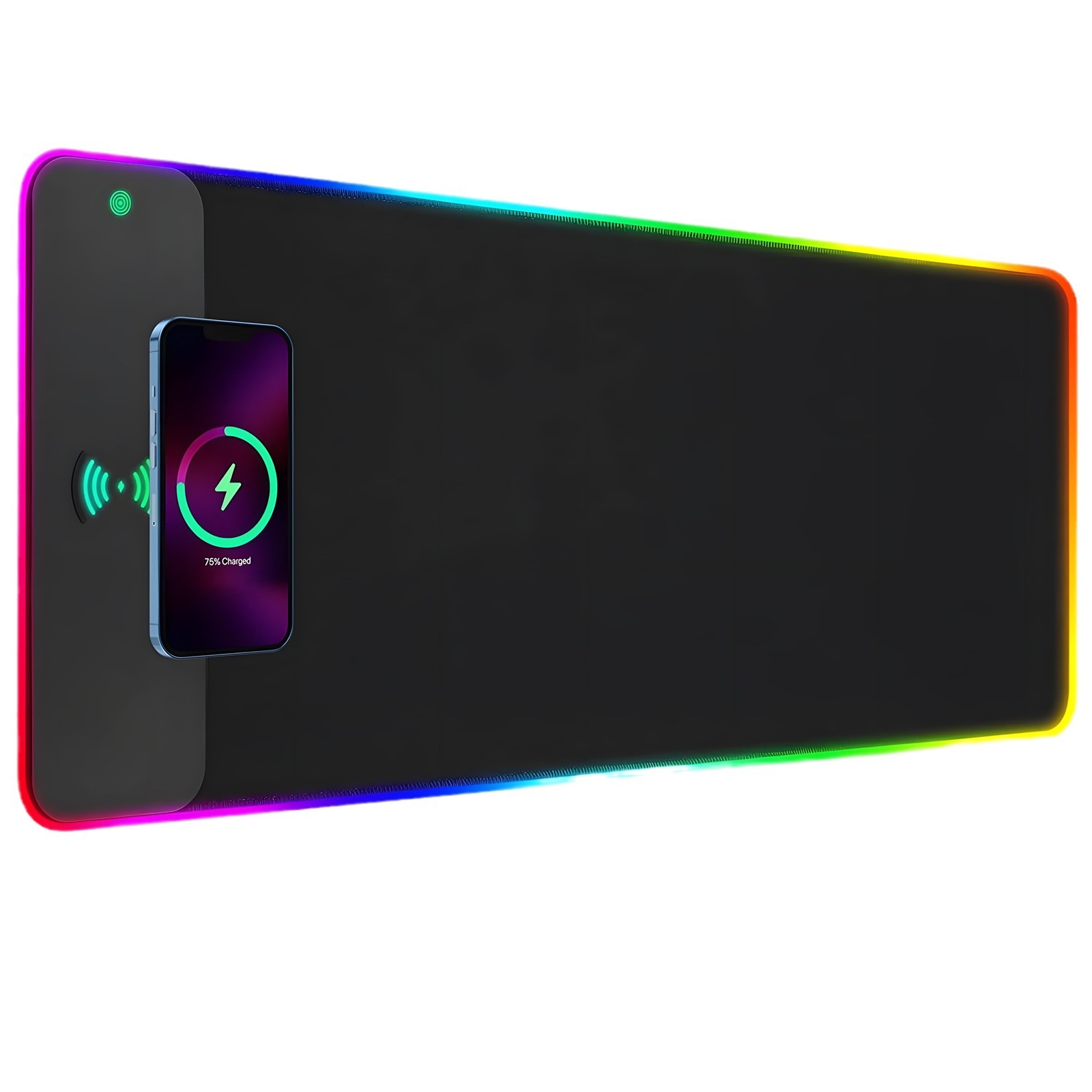 Wireless Charging Glowing Desk Mat