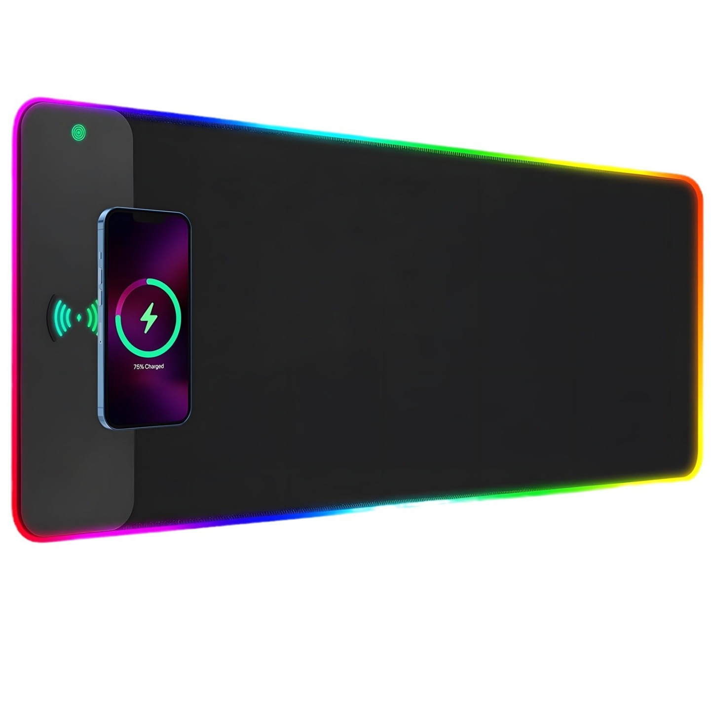 Wireless Charging Glowing Desk Mat