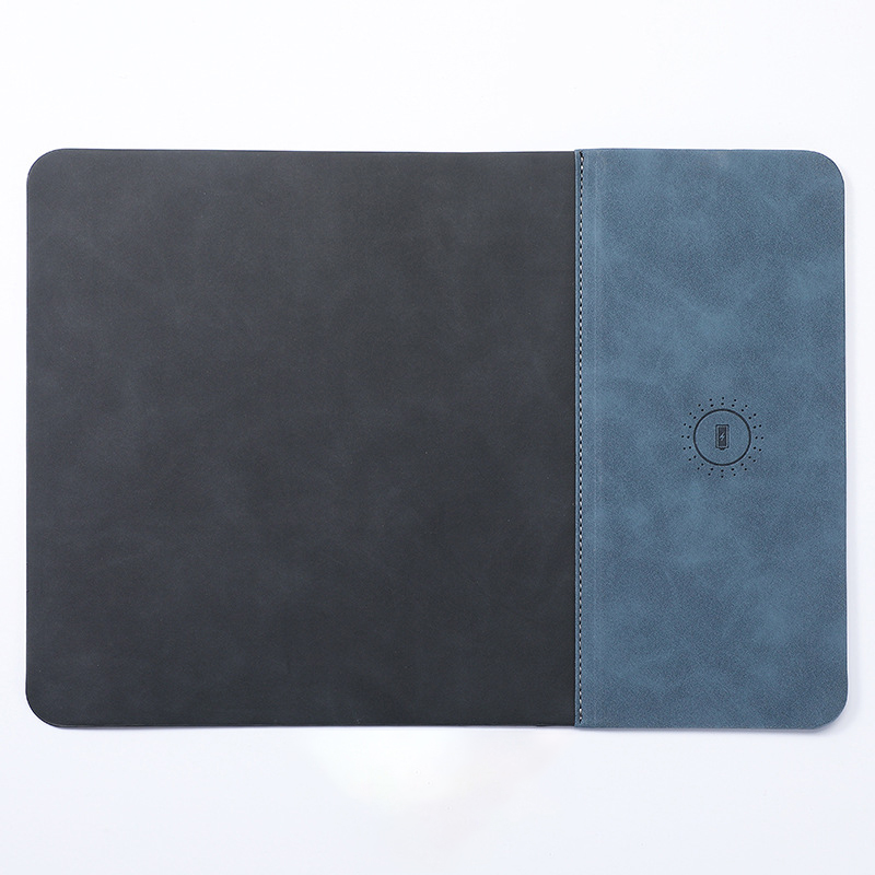 Wireless Charging Leather Mouse Pad