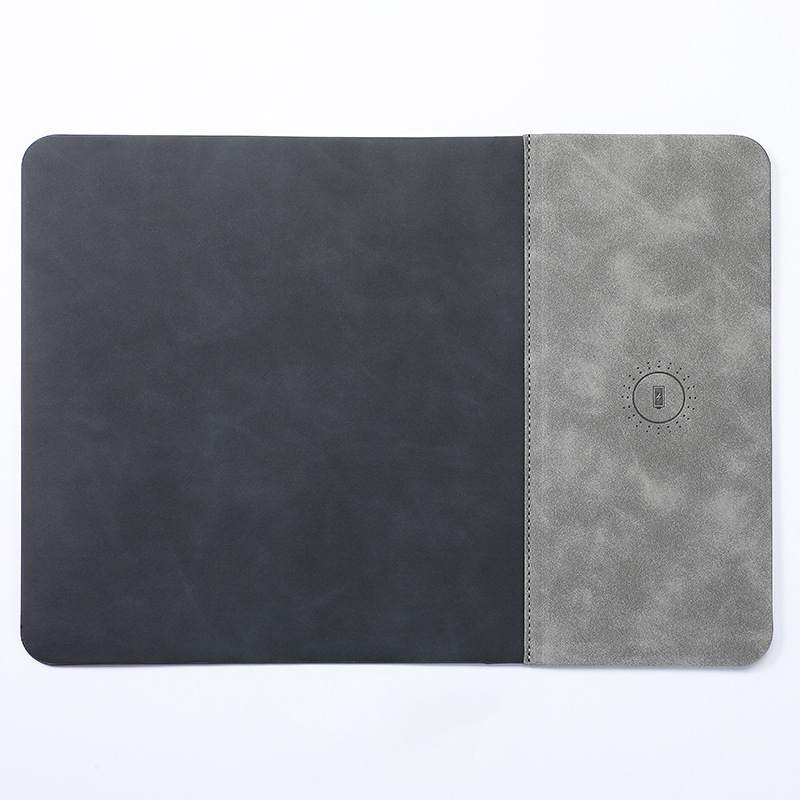 Wireless Charging Leather Mouse Pad